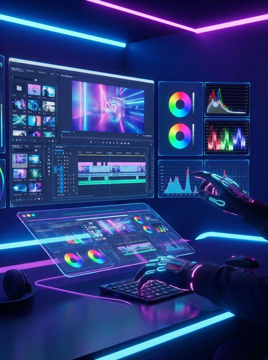 捷克街头 AI视频剪辑演示